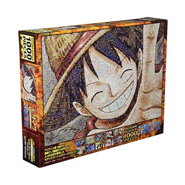ensky One Piece Mosaic Art 1000 Piece Jigsaw Puzzle Luffy 50x75cm 
