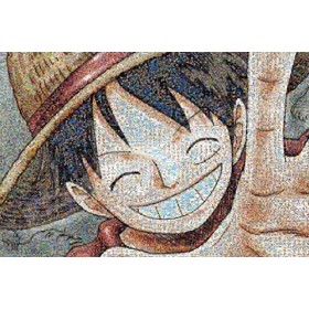 ensky One Piece Mosaic Art 1000 Piece Jigsaw Puzzle Luffy 50x75cm 