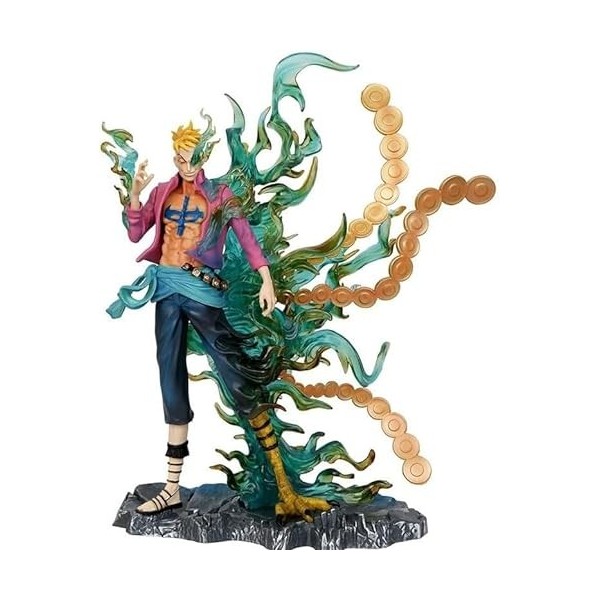 FGuérinInternational Figurine Marco One Piece Phoenix Anime Manga Pirate Collection Décoration PVC 33cm