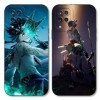 LYUBFDC 2 Pièces Coque pour Samsung Galaxy A12 4G 6.5, avec Anime Motif Genshin Impact Xiao Venti Manga Antichoc TPU Silico