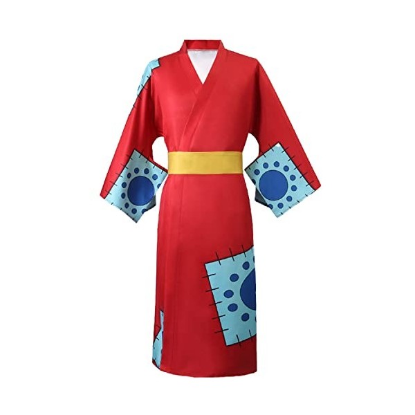 Roronoa Zoro Cosplay Costume une pièce Anime Wano Country Deluxe Cape Kimono Halloween