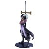 WANSHI One Piece Dracule Mihawk Figure, 28cm Mihawk PVC Anime Statue Debout Modèle Auto Bureau Jouet Décoratif pour Les Fans 