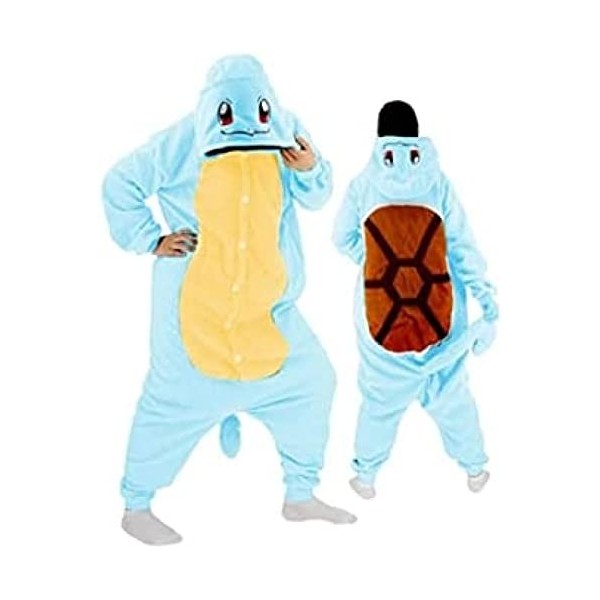 UNDR One Piece Pyjamas Femmes Pyjamas Anime Hommes Full Body Pyjamas Tortue Onesies pour Adultes One-Piece Cosplay Costume De