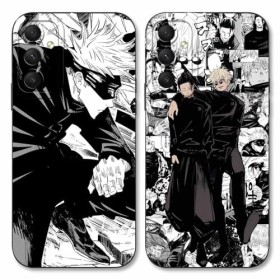 2 Pièces Coque pour Samsung Galaxy A34 5G 6.5, avec Anime motif Jujutsu Kaisen Gojo Satoru Itadori Yuji Manga Antichoc TPU 