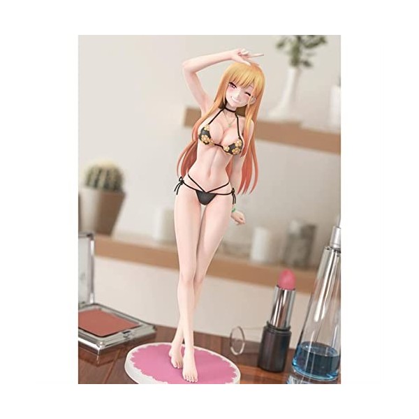 REOZIGN My Dress-Up Darling Kitagawa Marin PVC Action Personnages Statue Jouet 23 cm / 9 Pouces Marin Bureau Décorateurs Coll