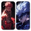 LYUBFDC 2 Pièces Coque pour Apple iPhone XR 6.1, avec Anime Motif Jujutsu Kaisen Gojo Satoru Itadori Yuji Manga Antichoc TP