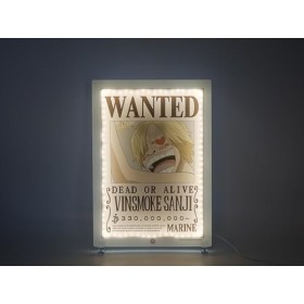 TEKNOFUN One Piece Sanji Wanted Lumineux Style néon 30 cm