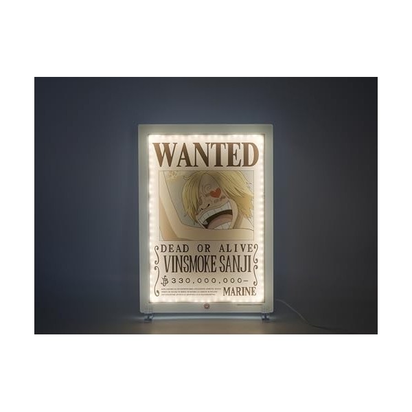 TEKNOFUN One Piece Sanji Wanted Lumineux Style néon 30 cm