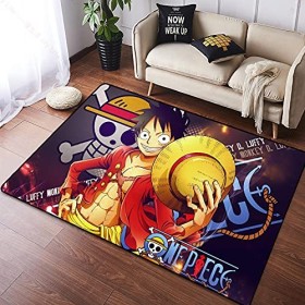 ShMizz One Piece Ruffy Tapis Cartoon Anime Style Japan Anime Cosplay Pad Salon Chambre Chambre Anti-Dérapante Tapis De Surfac