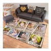 One Piece Luffy Tapis Antidérapant Moderne Minimaliste Chambre Tapis denfants,Peut Être Lavé Ménage Décoration Sauvage Tapis