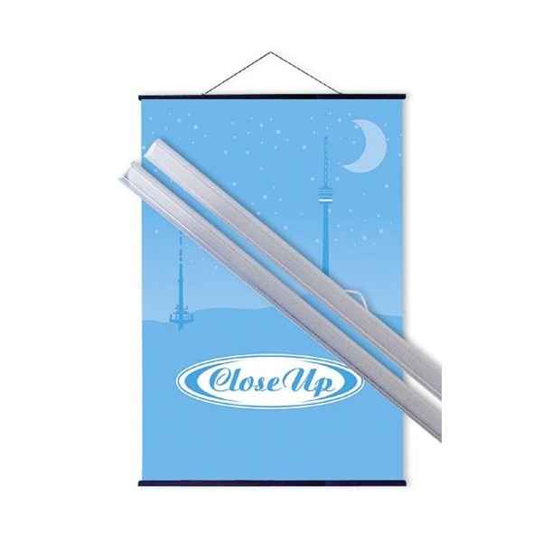 My Hero Academia Poster Personnages 61cm x 91,5cm + 2 tringles transparentes avec suspension