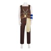 AOKLEY Anime One Piece Usopp Cosplay Costume Avec Foulard, Hommes Veste Costumes De Jeu De Rôle, Halloween Carnaval Party Up 