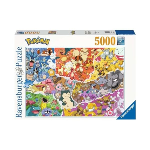 Ravensburger - Puzzle 5000 pièces - Pokémon Allstars - 16845 - Pour adultes et enfants dès 14 ans - Premium Puzzle de qualité