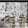 LJIEI Papiers peints Fond décran3D One Piece Manga Noir et Blanc Anime Restaurant Chambre Dortoir