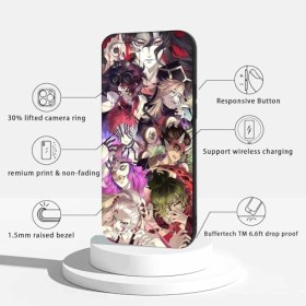 2 Pièces Coque pour Samsung Galaxy A71 4G 6.7, avec Anime motif Demon Slayer Kamado Nezuko Tanjirou Zenitsu Kagaya Amane Ma