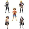 Anjinguang Lot de 5 figurines Monkey D. Luffy Roronoa Zoro Nico - Collection Robin - En PVC - 17 cm