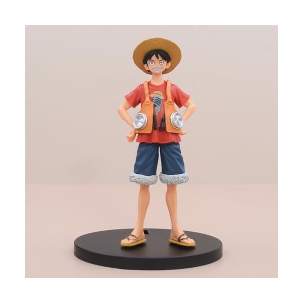 Anjinguang Lot de 5 figurines Monkey D. Luffy Roronoa Zoro Nico - Collection Robin - En PVC - 17 cm