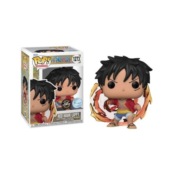 Funko Pop Chase One Piece Luffy Red Hawk Figurine GITD AAA Anime Exclusive 