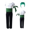 Costume de cosplay de zoro de taille américaine vêtements pour hommes costume de fête dHalloween, blanc, XS