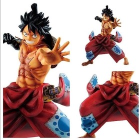 One Piece Anime Figure - Luffy Land of Wano Country Monkey D Luffy Action Figure - Polyvinyl Collection Model Toys 22 cm