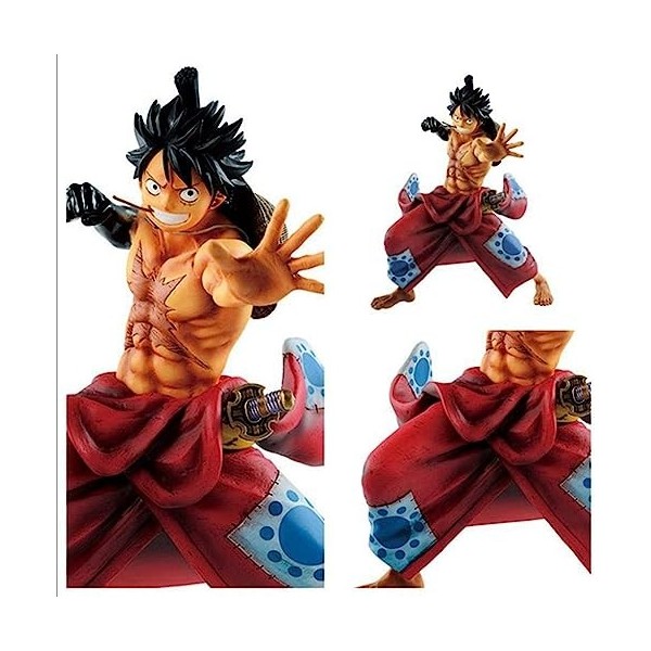 One Piece Anime Figure - Luffy Land of Wano Country Monkey D Luffy Action Figure - Polyvinyl Collection Model Toys 22 cm
