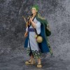 REOZIGN Statue de Figure Zoro One Piece 27cm / 10,6 Pouces Trois épéistes Zoro PVC Caractères danime Action Sculpture Action