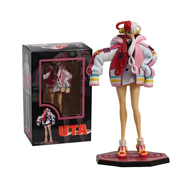 ROTEMADEGG Anime Figurine, Anime Personnages One Piece Uta PVC 24cm, Statue ModèLe De Collection De Fans DAnime