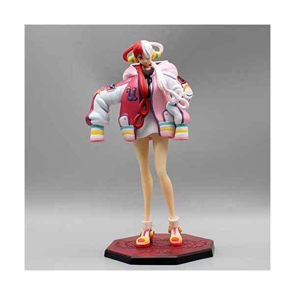 ROTEMADEGG Anime Figurine, Anime Personnages One Piece Uta PVC 24cm, Statue ModèLe De Collection De Fans DAnime