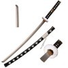 Skyward Blade Épée en bois Roronoa Zoro Katana, Anime Original Texture Japonaise Samouraï Épée, Trafalgar Law Katana Black Wh