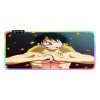 DAIRUINI Tapis de Souris One Piece Luffy Game RGB Anime XXL Lumineux LED-Luffy,A-1508,50 * 100 * 0.4cm