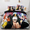 ONE PIECE Trafalgar·Law Anime ensembles de literie dessin animé 3D imprimé Polyester tissu 1 housse de couette + 1/2 taie do