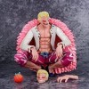 REOZIGN One Piece Figures, Doflamingo with Devil Fruit Figure Statue 15cm/5.9inch PVC Action Statue Model Collectibles Decora