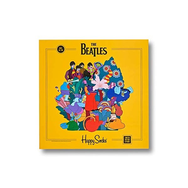 Happy Socks Mixte The Beatles Collector Box Set Calcetines, Multicolore, 36-40 EU