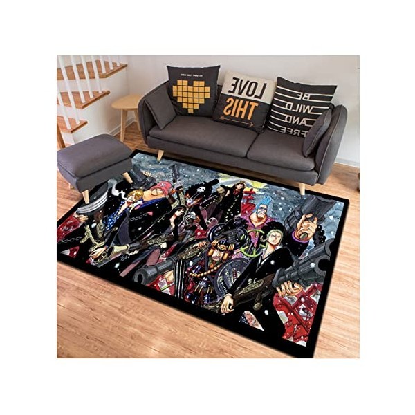 Tapis One Piece for Salon Chambre À Coucher Chambre,Tapis De Sol Antidérapant Tapis,Lavable À La Chambre À Coucher Big Chambr