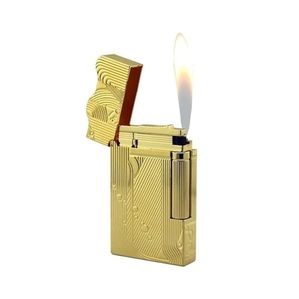 Briquet Sanji sirène de Luxe, Briquet à Huile en Laiton doré, Style Vintage gravé au Laser, adapté aux Cadeaux de Vacances.