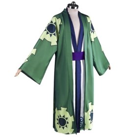 BJPERFMS Costume Zoro One Piece, Deguisement Roronoa Zoro, Cosplay Roronoa Zoro, Zoro Juurou Cosplay Costume Full Set, Pays W