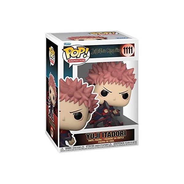 Funko Pop! Animation: Jujutsu Kaisen - Yuji Itadori - Brille dans Le Noir Chase - Figurine en Vinyle à Collectionner - Idée d