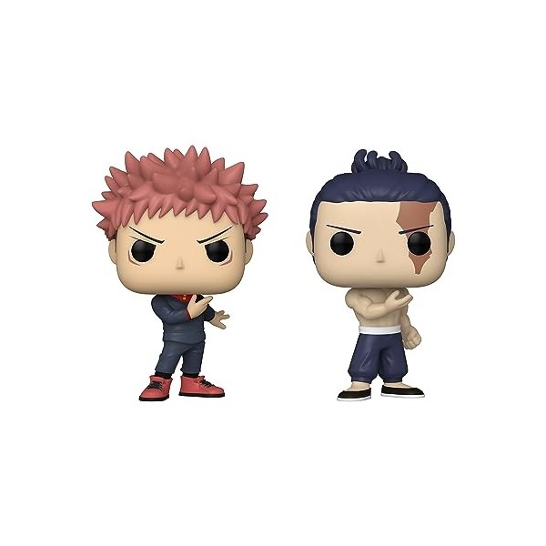 Funko Pop! Animation: JJK - 2 Pack Yuji Itadori & Todo - Jujutsu Kaisen - Figurine en Vinyle à Collectionner - Idée de Cadeau