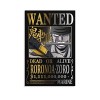 Poster Anime One Piece Wanted Zoro - Impression artistique murale - Photo de peinture - Décoration familiale - 40 x 60 cm