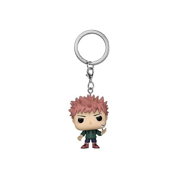 Funko Pop! Keychain: JJK - Yuji Itadori - Sukuna Mth - Jujutsu Kaisen - Mini-Figurine en Vinyle à Collectionner Porte-clés 