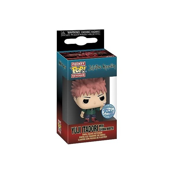 Funko Pop! Keychain: JJK - Yuji Itadori - Sukuna Mth - Jujutsu Kaisen - Mini-Figurine en Vinyle à Collectionner Porte-clés 