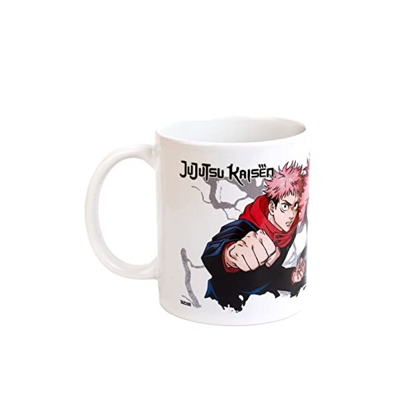 Grupo Erik - Mug Black Jujutsu Kaisen, Anime 350ml | Tasse en Céramique Sous Licence Officielle | Mug Café & Thé, Idée Cadeau