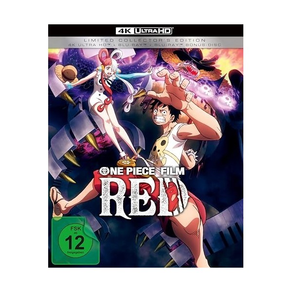 One Piece: Red - 14. Film - 4K Ultra HD&nbsp;+ BD Collectors Edition&nbsp; 3 Disc 
