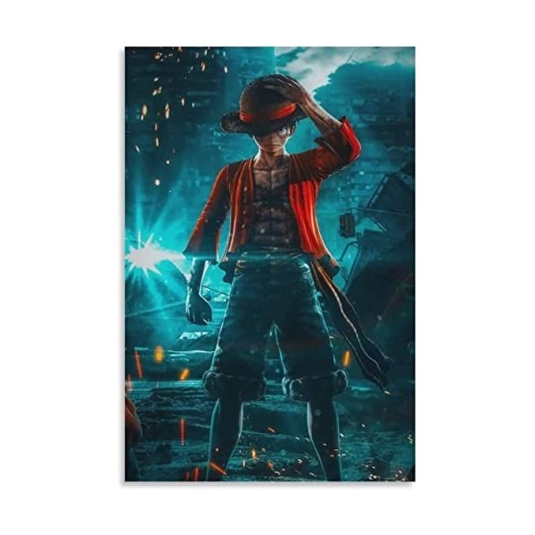 Puzzle 2000 Pièces Adultes One Piece Poster Anime Puzzle Classique Kit Puzzle Jeu éducatif Jouets Cadeau Unique Décor À La Ma