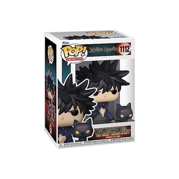 Funko Pop! & Buddy: Jujutsu Kaisen - Megumi Fushiguro with Dogs - Figurine en Vinyle à Collectionner - Idée de Cadeau - Produ