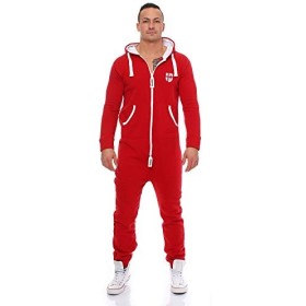 Gennadi Hoppe Combinaison Onesie Jogger Combinaison pour homme Coupe slim, Marron Brown , XXXXL
