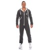 Gennadi Hoppe Combinaison Onesie Jogger Combinaison pour homme Coupe slim, Marron Brown , XXXXL