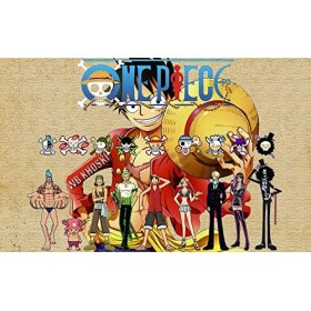 Puzzle 2000 Pièces Poster Manga One Piece Puzzle Classique Kit Puzzle Jeu éducatif Jouets Cadeau Unique Décor À La Maison 100