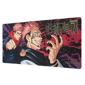 Grupo Erik - Tapis de Souris XXL Jujutsu Kaisen, Itadori et Sukuna - Tapis de Bureau 80 x 35 cm, Sous Licence Officielle| Sou