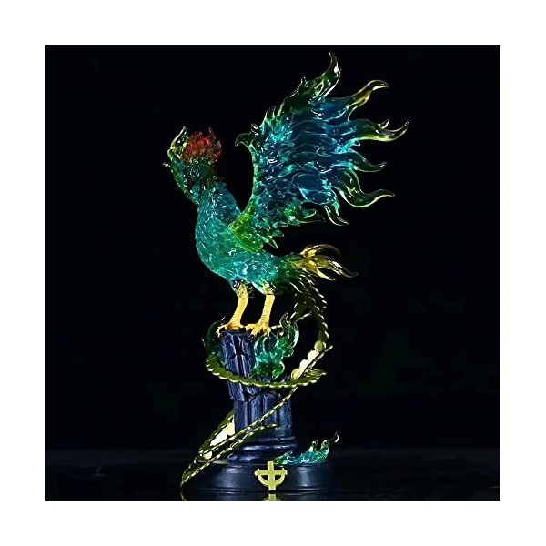 TXYANG One Piece Marco 27 ​​cm/10,6 Zoll Phoenix-Form kann beleuchtet Werden Actionfigur Anime-Figur/Puppe/Statue/Modell PVC-
